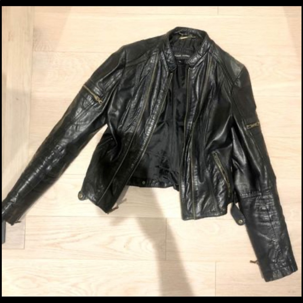 100% Genuine Leather Womens Bomber Jacket